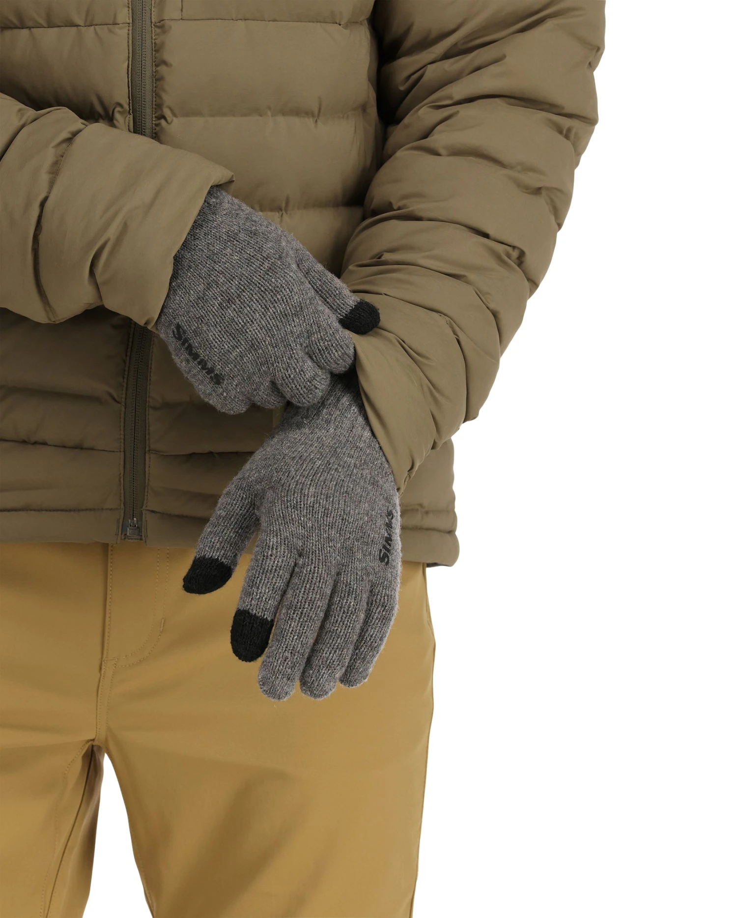 Simms Wool Full Finger Glove - Image 3