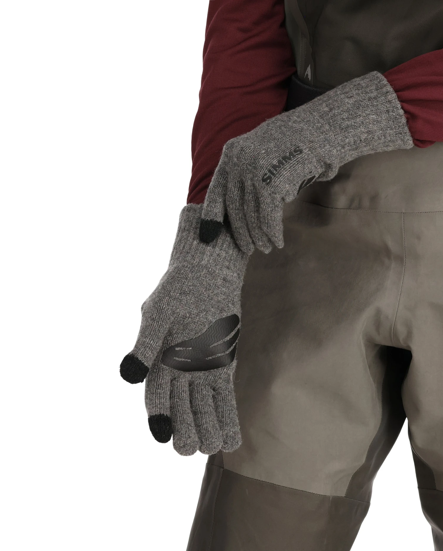 Simms Wool Full Finger Glove - Image 5