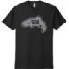 509 Trout T-Shirt // Black